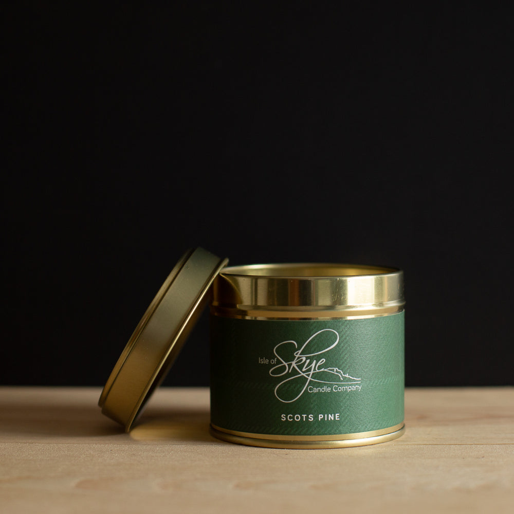 Scots Pine Tin Candle