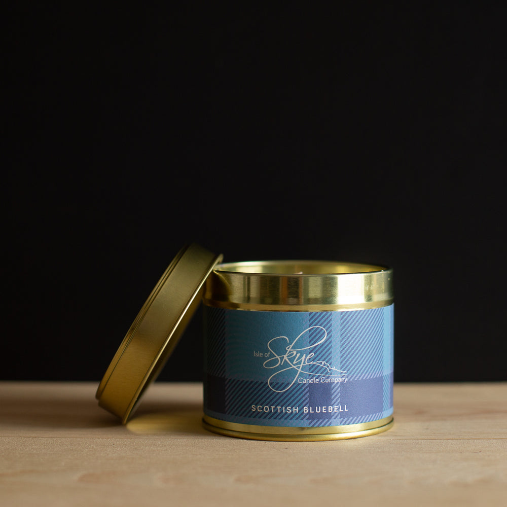 Scottish Bluebell Tin Candle