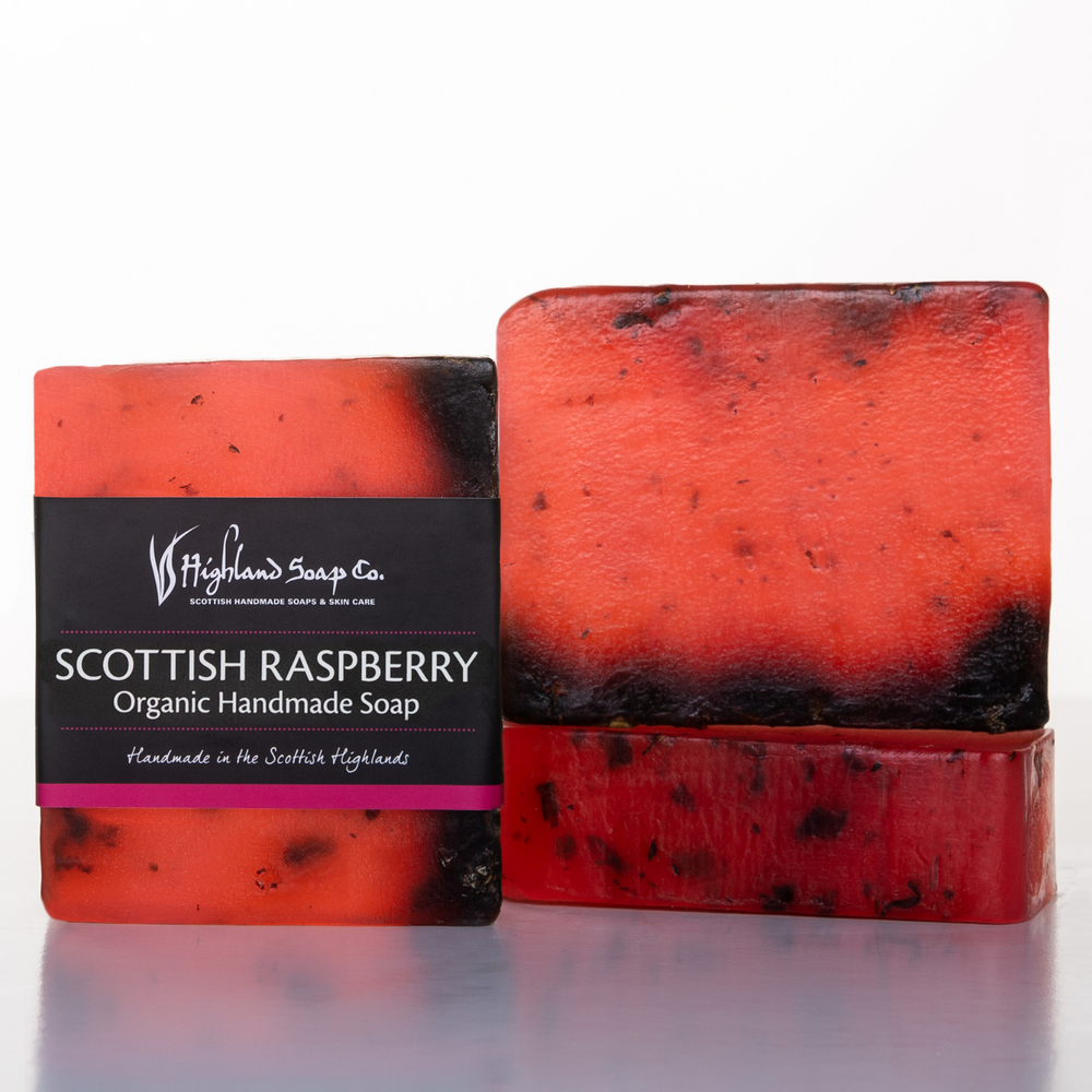 Wild Scottish Raspberry Glycerine Soap 150g