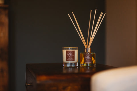 Wooden Heart Reed Diffuser