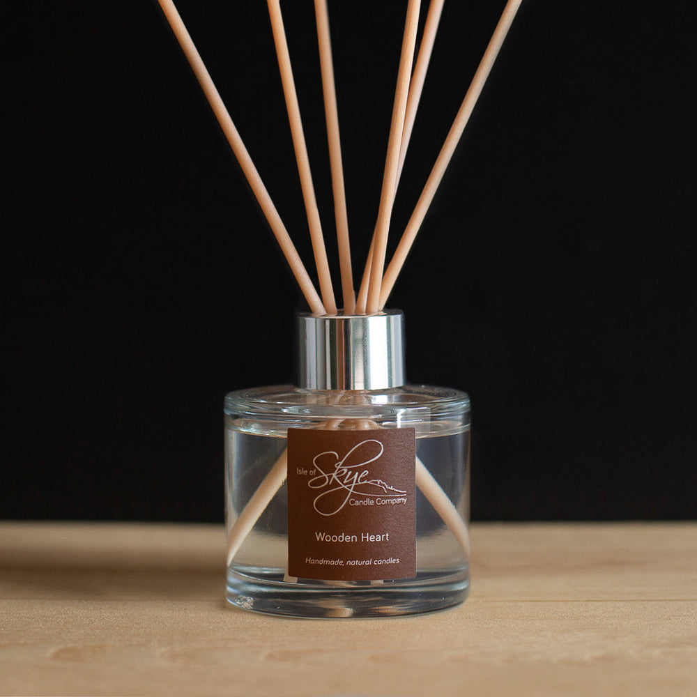 Wooden Heart Reed Diffuser